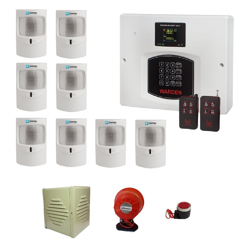 دزدگیر اماکن واردن مدل WA-1 PC8 دزدگیر اماکن واردن مدل WA-1 PC8