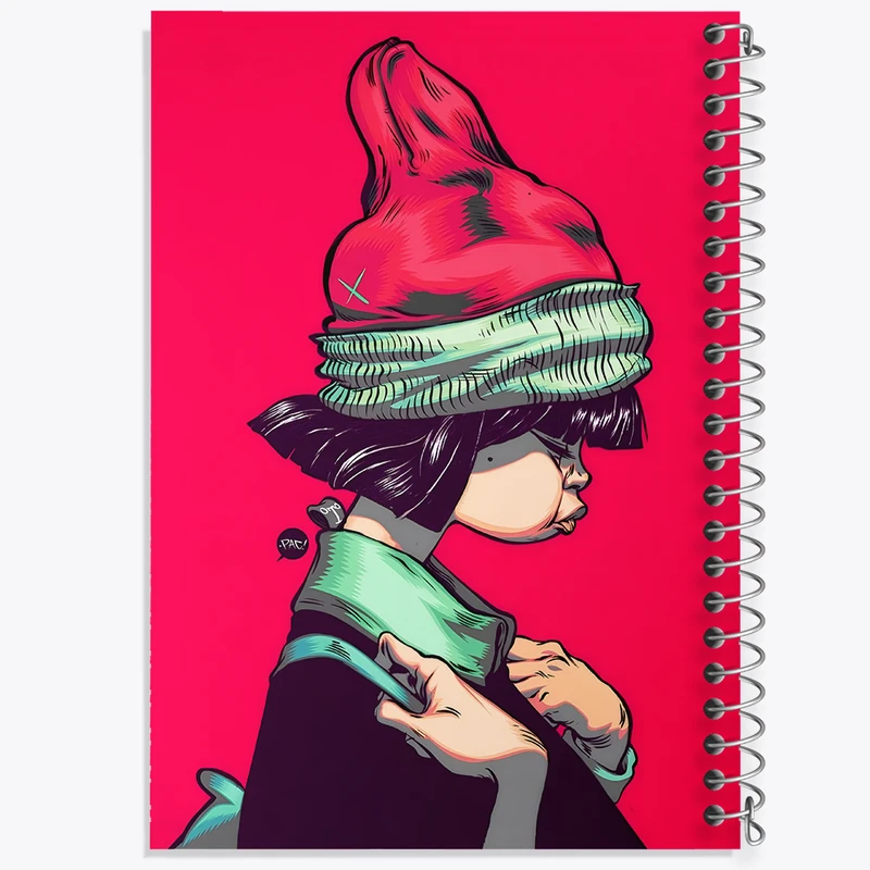 دفتر مشق 100 برگ خندالو طرح دخترانه کد F5179