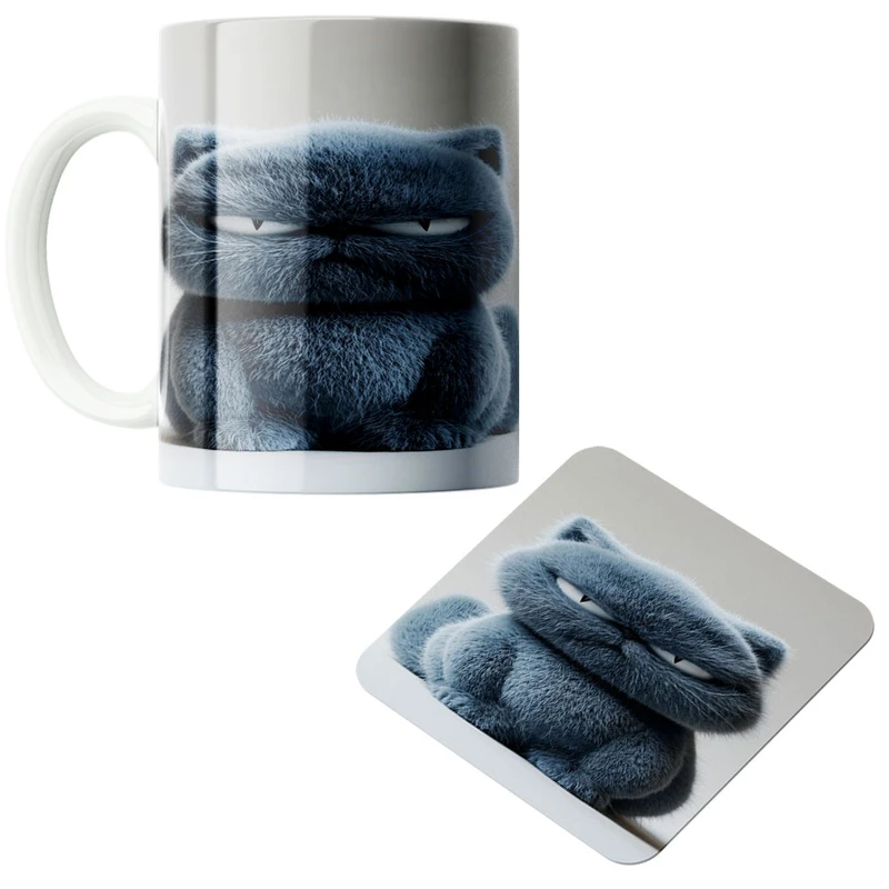 ماگ پادافرین مدل گامبالو کد 115 به همراه زیر لیوانی