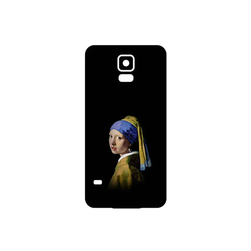 برچسب پوششی ماهوت مدل Girl with a Pearl Earring of Vermeer مناسب برای گوشی موبایل سامسونگ Galaxy S5