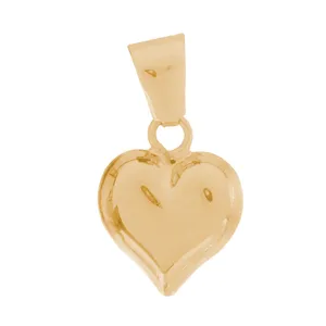 آویز گردنبند طلا 18 عیار زنانه مدل قلب برجسته کد AR200