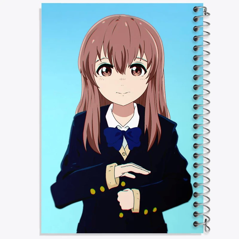دفتر نت موسیقی 50 برگ خندالو مدل شوکو نیشیمیا انیمه سایلنت ویس A Silent Voice کد 15783