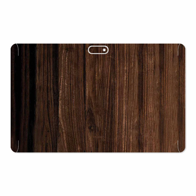 برچسب پوششی ماهوت مدل Dark Walnut Wood مناسب برای تبلت جی ال ایکس W11 Plus