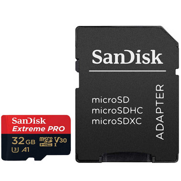 کارت حافظه microSDHC سن دیسک مدل Extreme Pro V30 کلاس 10 استاندارد UHS-I U3 سرعت 100MBps 667X ظرفیت 32 گیگابایت