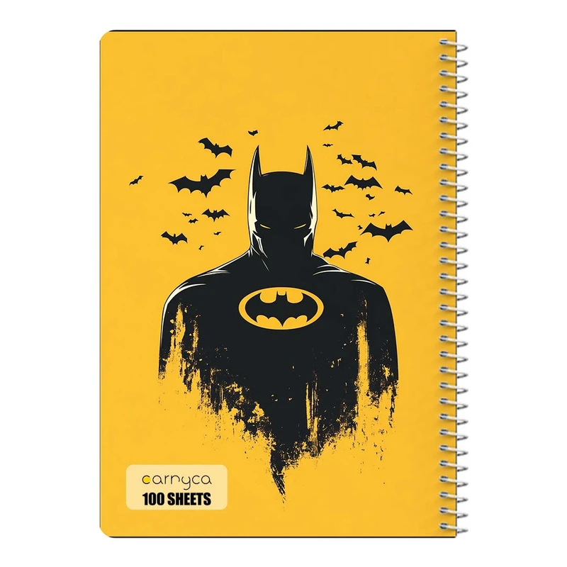 دفتر شطرنجی 100 برگ سیمی کارنیکا طرح بتمن Batman کد 80982