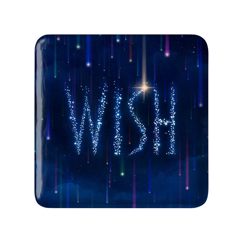 مگنت خندالو طرح آرزو Wish مدل مربعی کد 31179