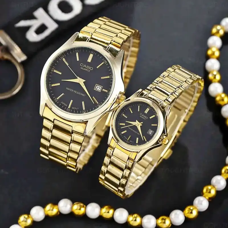 ست ساعت مچی عقربه ای زنانه و مردانه مدل Ca09