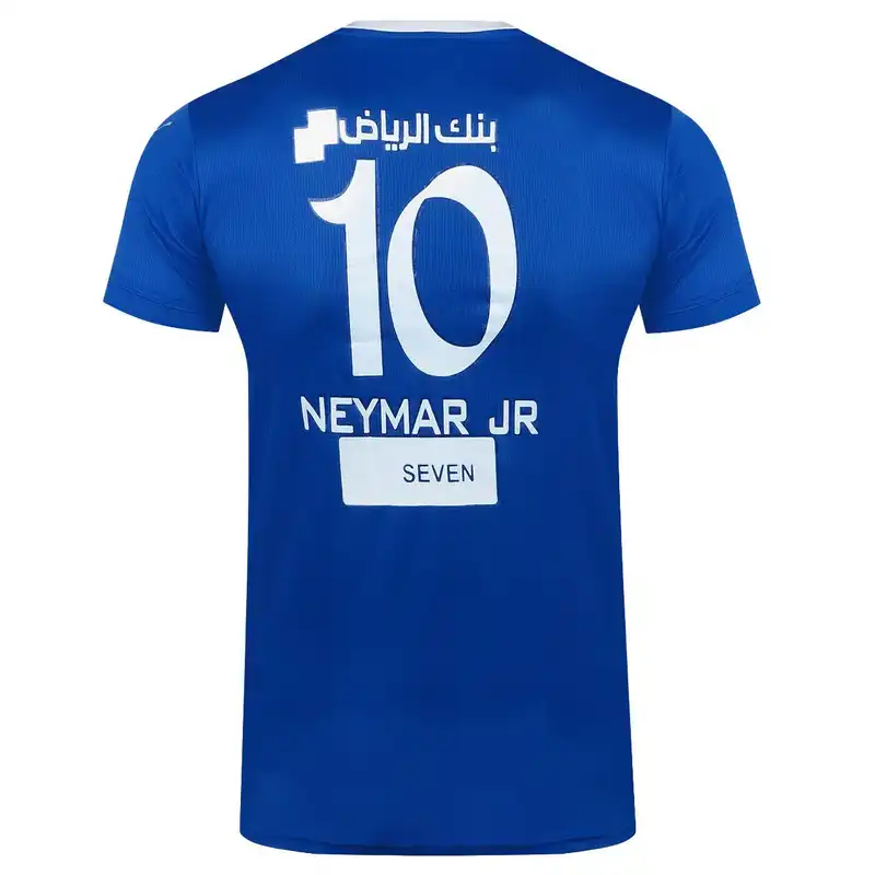 ست تیشرت و شلوارک ورزشی مردانه طرح الهلال مدل نیمار 2024