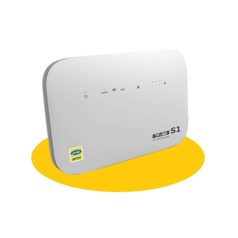 مودم LTEقابل حمل ایرانسل مدل مودم 4G/TD-LTE ایرانسل مدل TF-I60 S1 با 150 گیگ اینترت سه ماهه