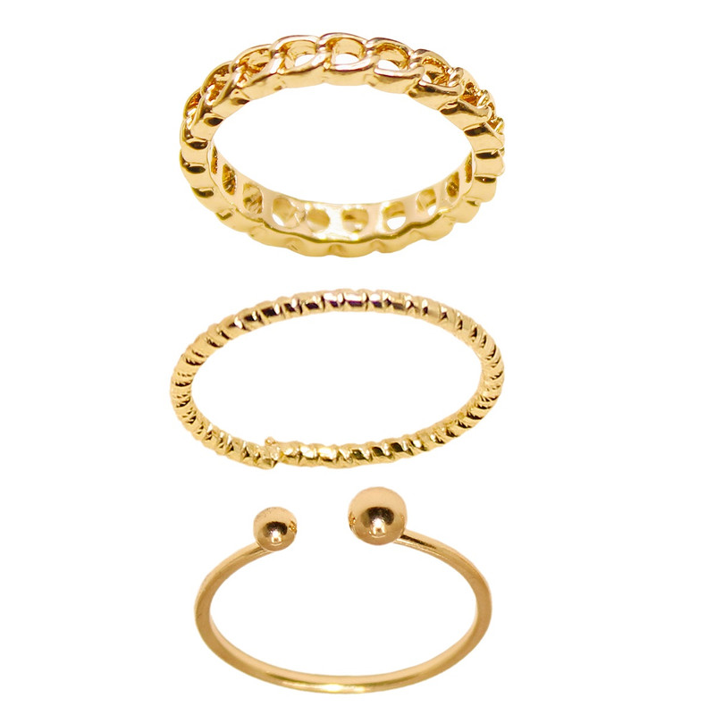 بند انگشتی زنانه کد 1065 مجموعه 3 عددی