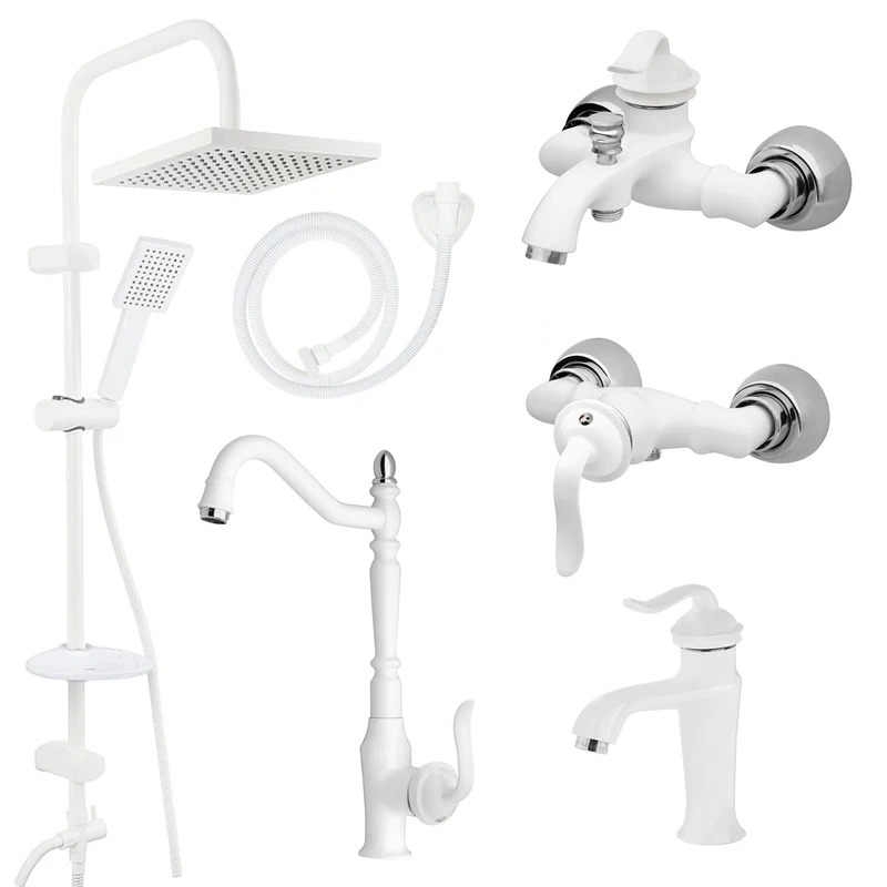 ست شیرآلات نایریکا مدل هلن لایت کد WK-02 یونیورست مجموعه 6 عددی