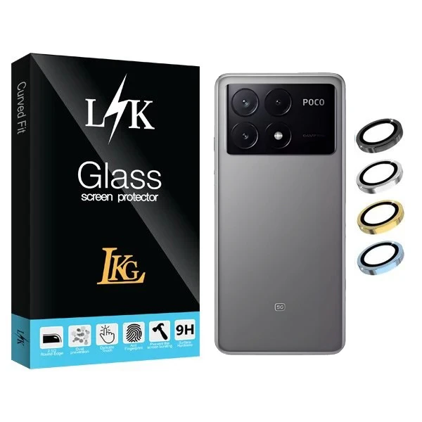 محافظ لنز دوربین ال کا جی مدل LKK Ringi مناسب برای گوشی موبایل پوکو X6 Pro
