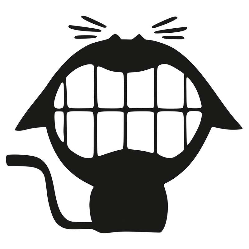 استیکر سرویس بهداشتی طرح گربه