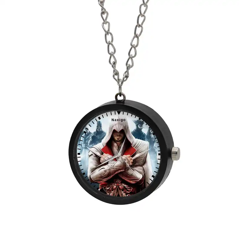 ساعت گردنبندی عقربه ای ناکسیگو مدل اساسینز کرید کد NF12773