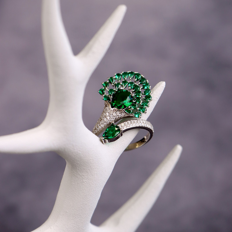 انگشتر نقره زیرکونیا زنانه جی تی ای مدل G_170