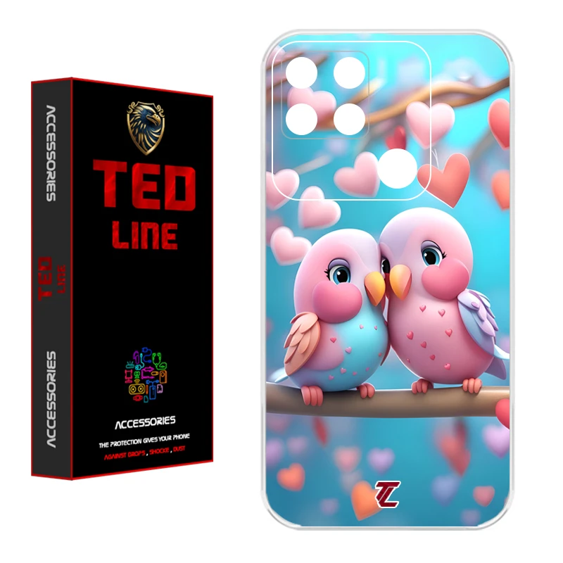 کاور تدلاین طرح پرنده کد 1176 مناسب برای گوشی موبایل شیائومی Redmi 10A / 9C