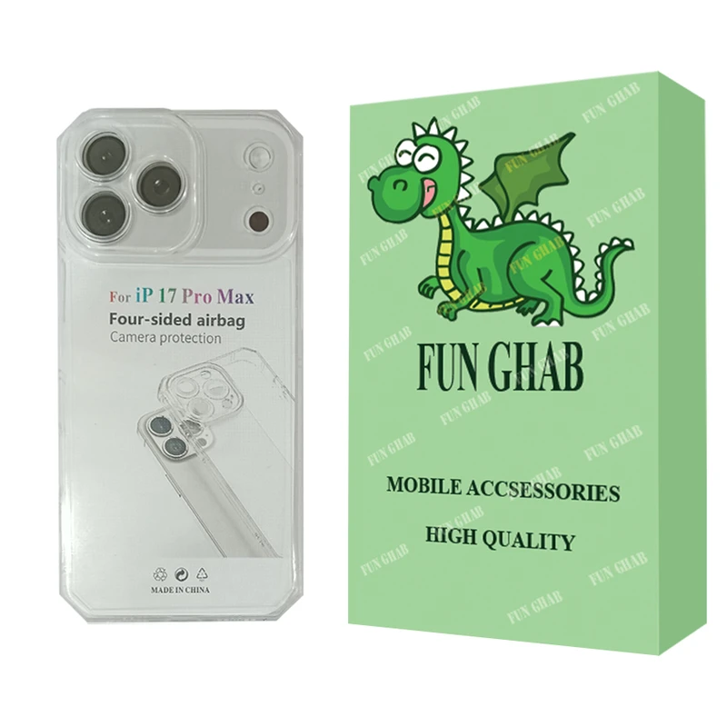 کاور فان قاب مدل ژله ای مناسب برای گوشی موبایل اپل  iPhone 17 Pro Max