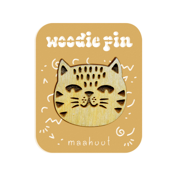 سنجاق سینه زنانه ماهوت طرح گربه کد C-06 سنجاق سینه زنانه ماهوت طرح گربه کد C-06