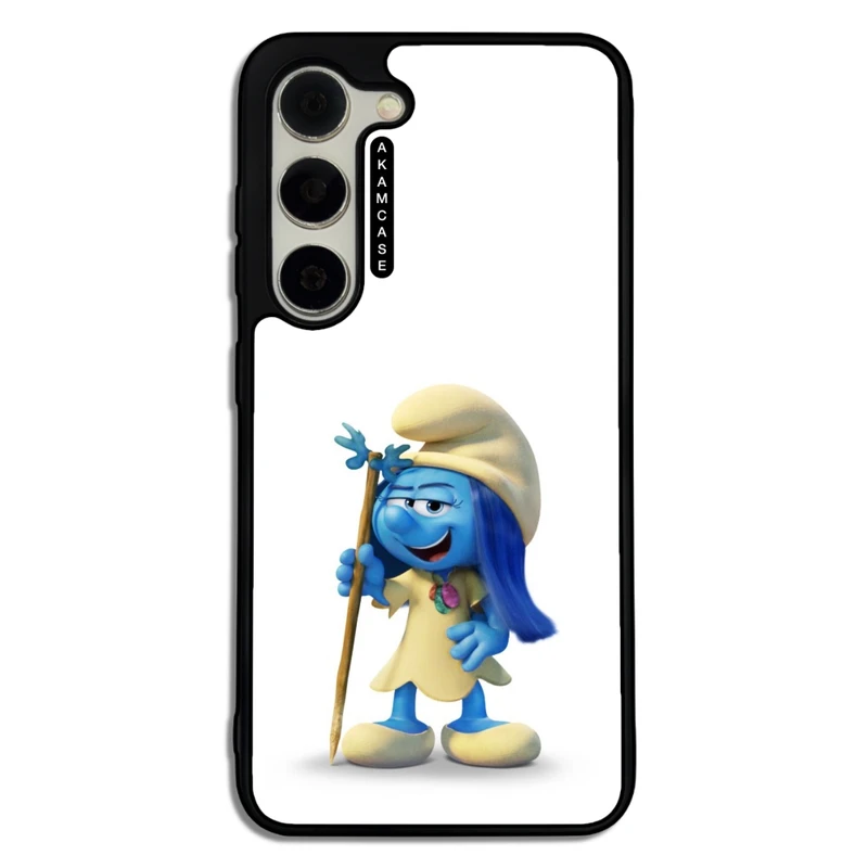 کاور آکام مدل AMC-WSGS23-SMURFS-21 مناسب برای گوشی موبایل سامسونگ Galaxy S23