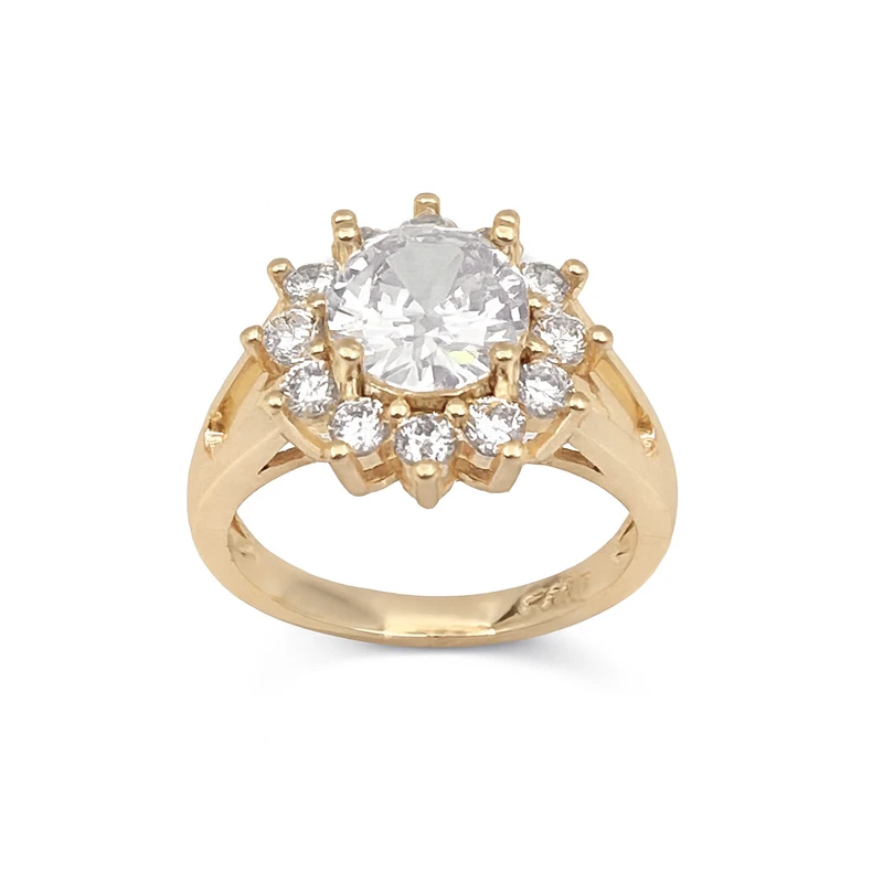 انگشتر زنانه مدل خورشید کد 4249 cm 