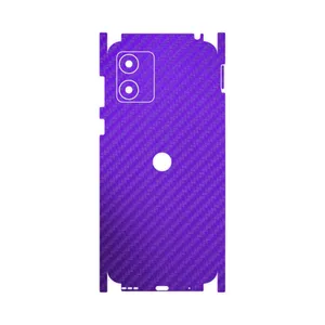 MAHOOT Purple-Fiber-FullSkin Cover Sticker for Motorola Moto E13