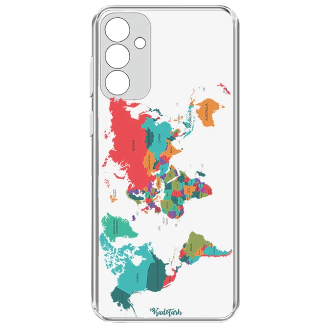 کاور طرح Map مناسب برای گوشی موبایل سامسونگ  Galaxy A25