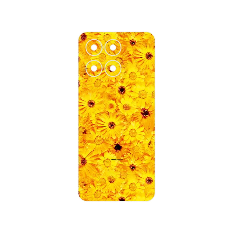برچسب پوششی ماهوت مدل Yellow_Flower مناسب برای گوشی موبایل آنر X6a