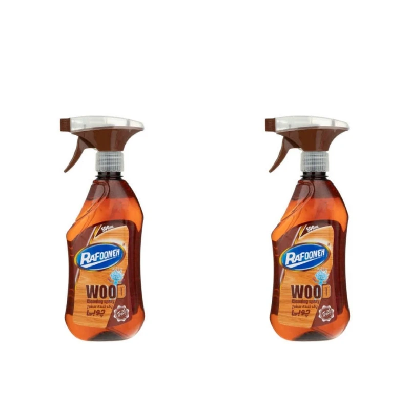 اسپری پاک کننده سطوح چوبی رافونه کد 001 حجم 500 میلی لیتر بسته 2 عددی