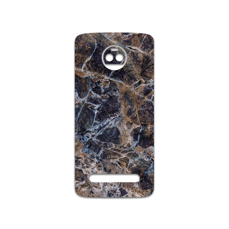برچسب پوششی ماهوت مدل Earth-White-Marble مناسب برای گوشی موبایل موتورولا Moto Z2 Force