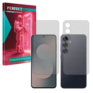 Perfect Tough model Matte screen protector suitable for Samsung Galaxy S25 FE mobile phone along with the back protector