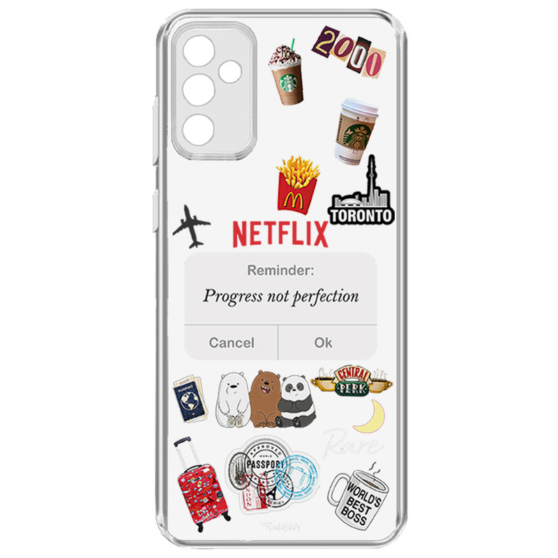 کاور طرح Progress مناسب برای گوشی موبایل سامسونگ  Galaxy A54