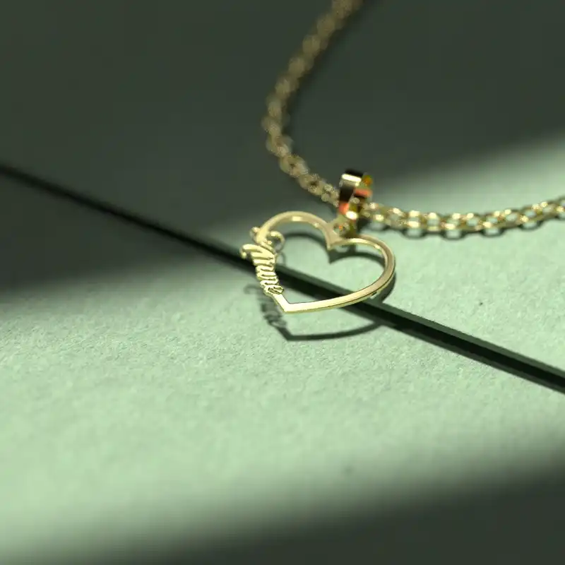 گردنبند طلا 18 عیار زنانه مدوپد مدل اسم امیره Amire کد YY2-1-1221