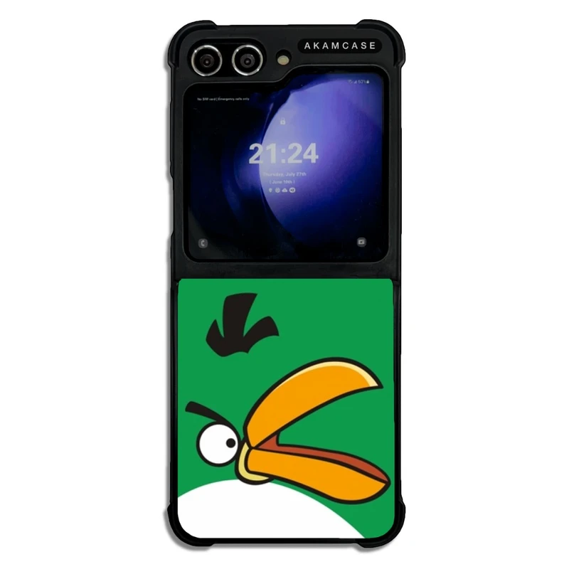 کاور آکام مدل AMC-WSGZFLIP5-ANGRY BIRDS8 مناسب برای گوشی موبایل سامسونگ Galaxy Z Flip 5