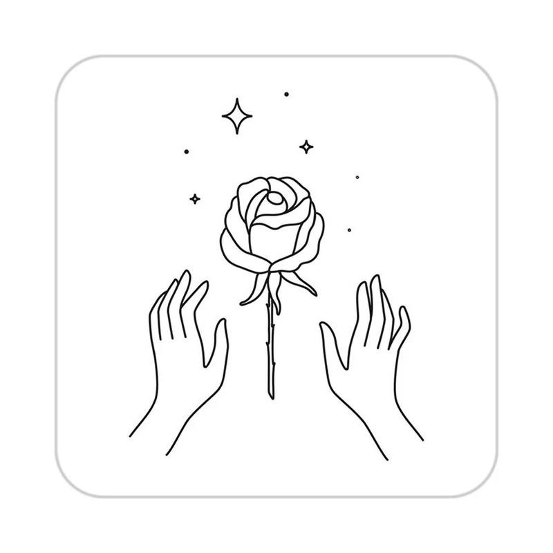 زیر لیوانی کاکتی طرح عاشقانه مدل mp39545