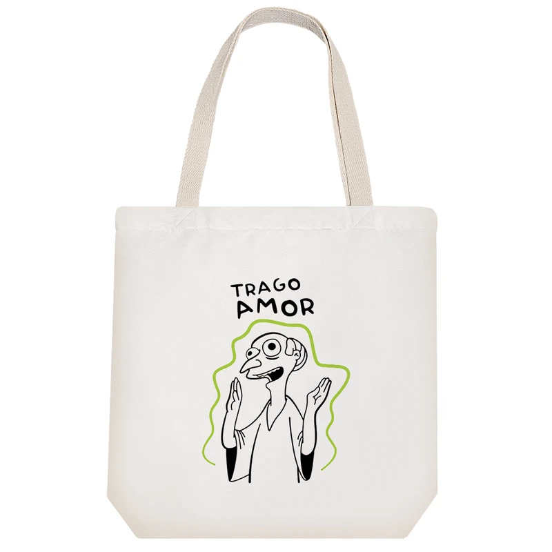 ساک خرید خندالو طرح Trago Amor کد H1374