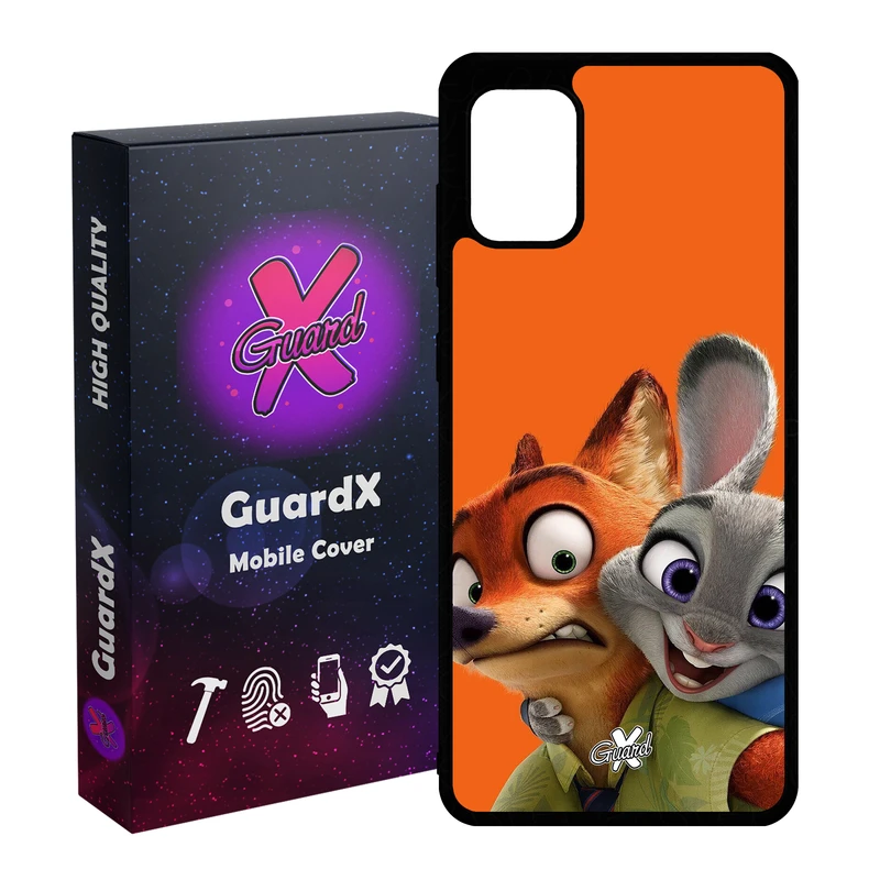 کاور گارد ایکس طرح Zootopia مدل Glass10047 مناسب برای گوشی موبایل سامسونگ Galaxy A31