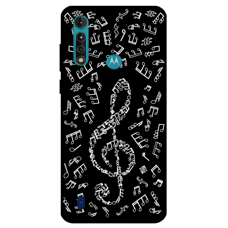 کاور مگافون طرح نوت موسیقی مدل 1370 مناسب برای گوشی موبایل موتورولا Moto G8 Power Lite
