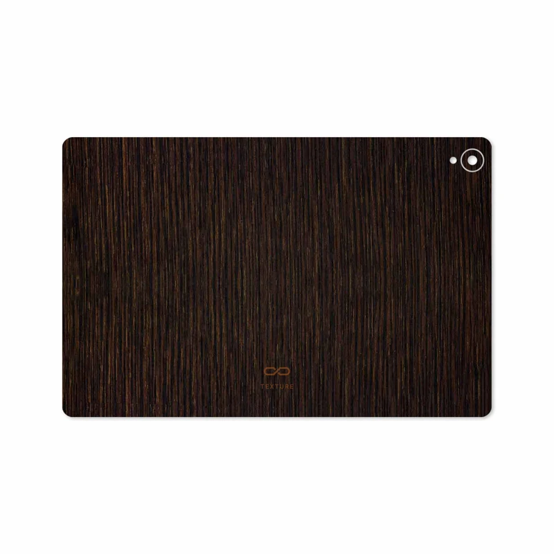 برچسب پوششی ماهوت مدل Dark-Gold-Stripes-Wood مناسب برای تبلت هوآوی Mediapad M6 10.8 2019