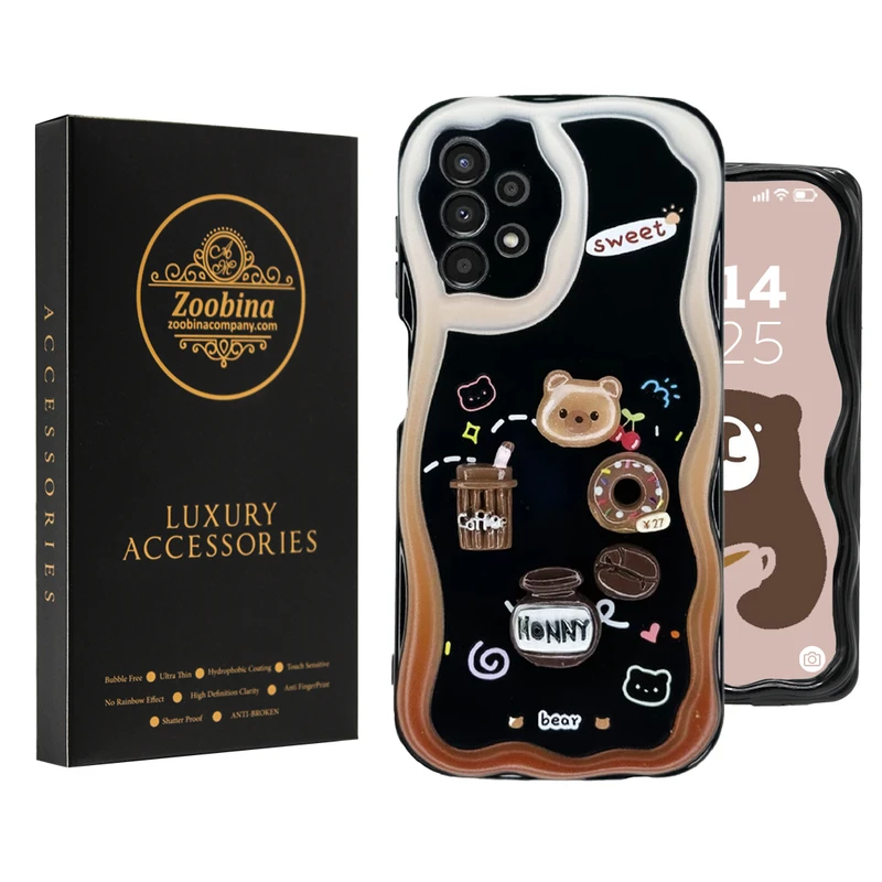 کاور زوبینا مدل قهوه مناسب برای گوشی موبایل سامسونگ Galaxy A52 / A52S