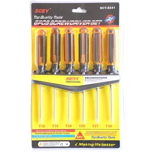 مجموعه 6 عددی پیچ گوشتی ستاره ای اس کی مدل 8241