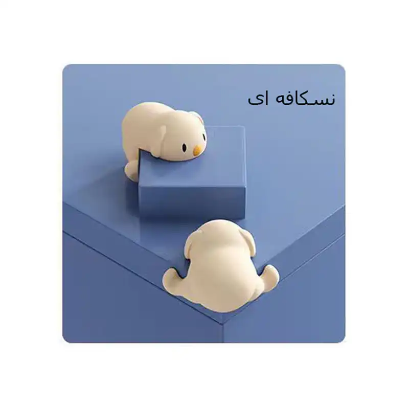 ضربه گیر میز مدل خرس کد 00800 مجموعه 4 عددی