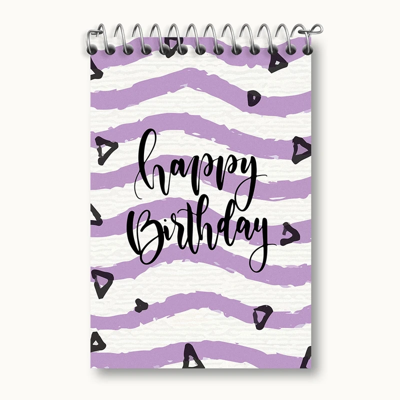 دفتر یادداشت 50 برگ خندالو مدل تولدت مبارک کد F2323