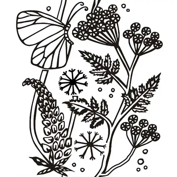 غلتک طرح دار نقاشی مدل GR137 سایز 6 اینچ