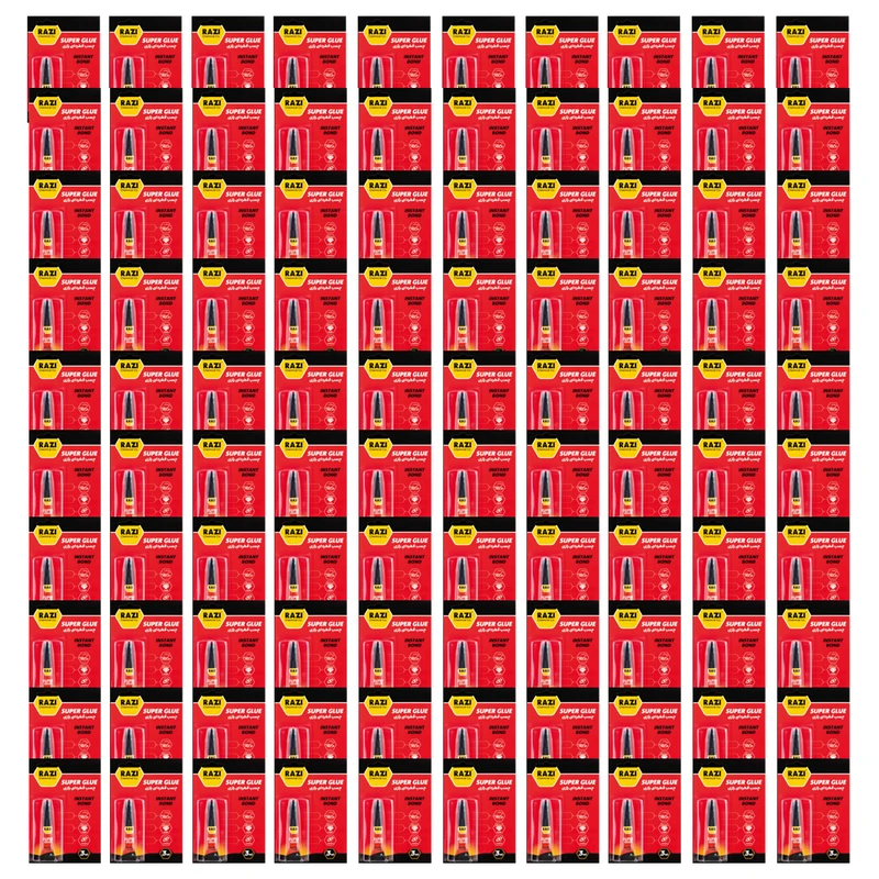  چسب  قطره ای رازی مدل 1100 حجم 3 میلی لیتر  بسته 100 عددی