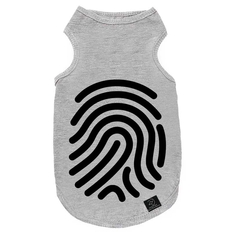 لباس سگ و گربه 27 مدل Fingerprint کد MH980 سایز L