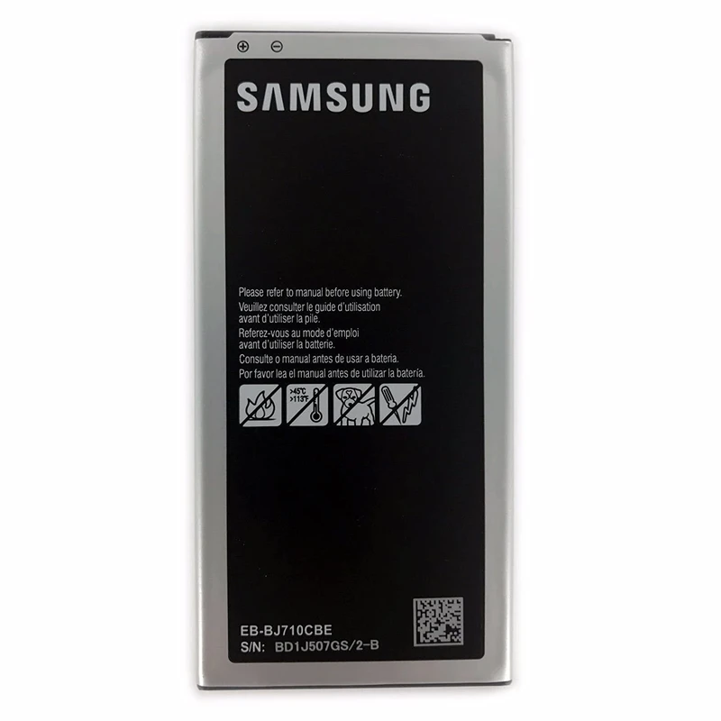 باتری موبایل مدل EB-BJ710 ظرفیت ۳۳۰۰ میلی آمپر ساعت مناسب برای گوشی موبایل سامسونگ GALAXY J7 2016
