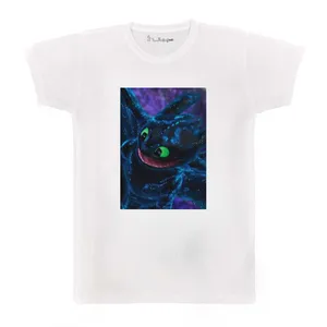 تی شرت بچگانه پرمانه طرح اژدها سواران کد pmt.3951