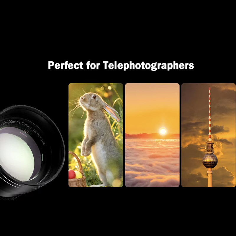 لنز دوربین لایت داو مدل Super Telephoto Zoom 420-800mm MF f8.3~16 مناسب برای دوربین های کانن