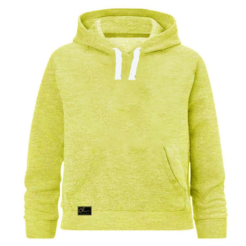 هودی دخترانه مدل SIMPLE کد J00 رنگ زرد