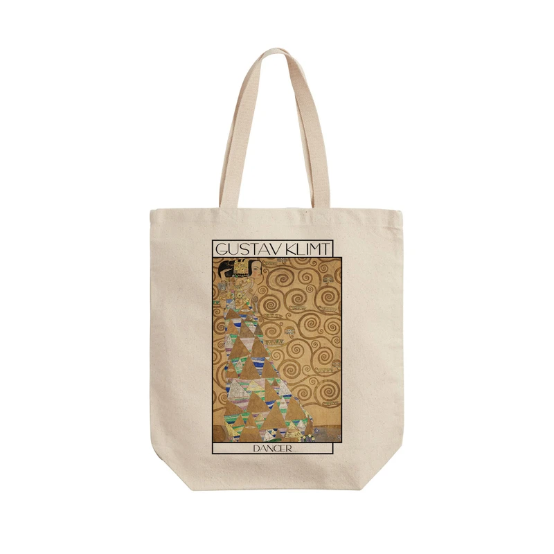 ساک خرید ترمه طراحان ایده مدل رقاصه از کلیمت کد art0087 - L